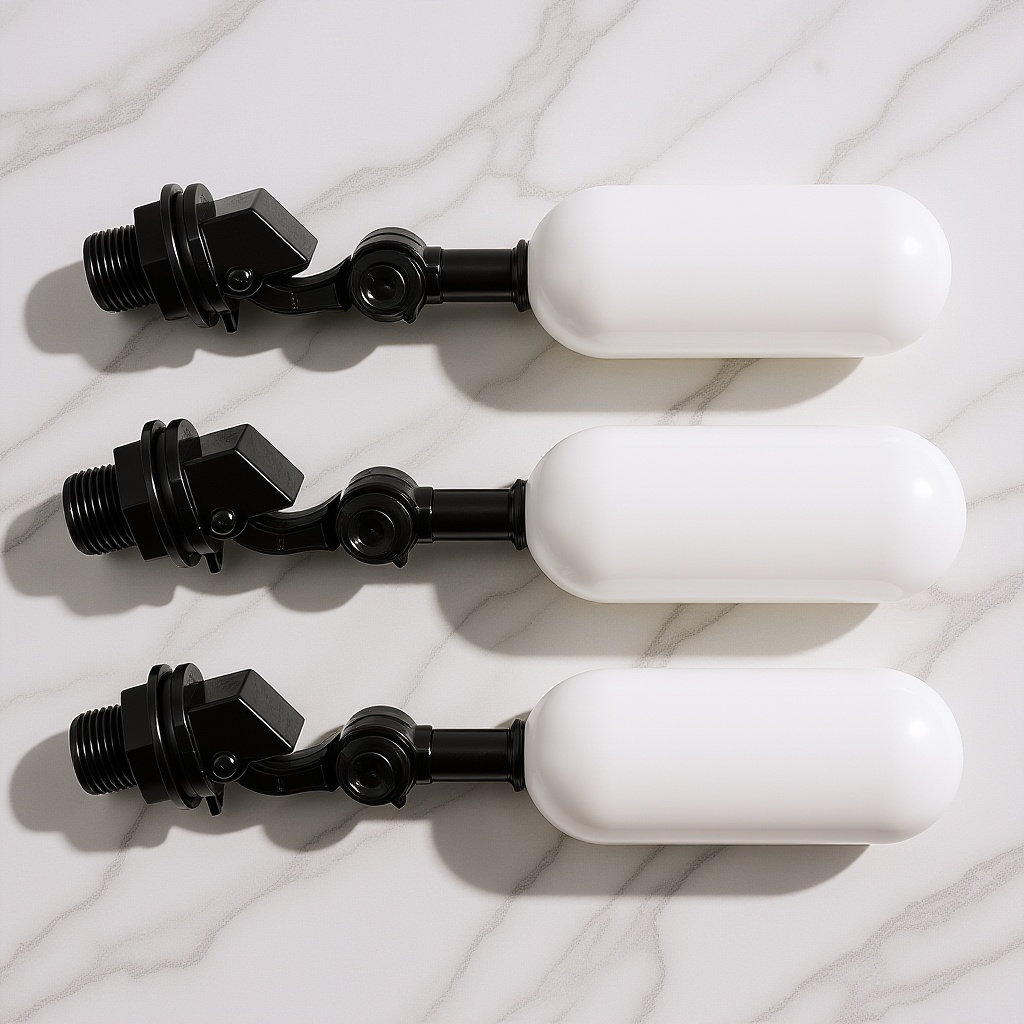 Float Ball Valve - วาล์วบอลลอยตัวปิดอัตโนมัติ สวิตช์ลูกลอยพลาสติก ขนาด 4 หุน สำหรับเติมน้ำในถังขนาดเล็ก