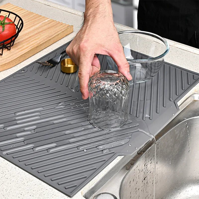ซิลิโคนจานDraining Mat,หม้อจาน - Silicone Tap Washer บทวิจารณ์และราคา