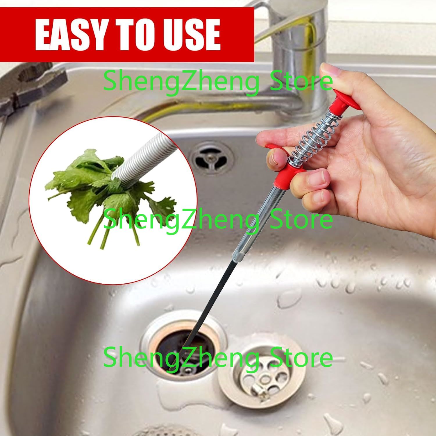 1 ชิ้นท่อระบายน้ํางูท่อระบายน้ - Drain Snake Flexible บทวิจารณ์และราคา