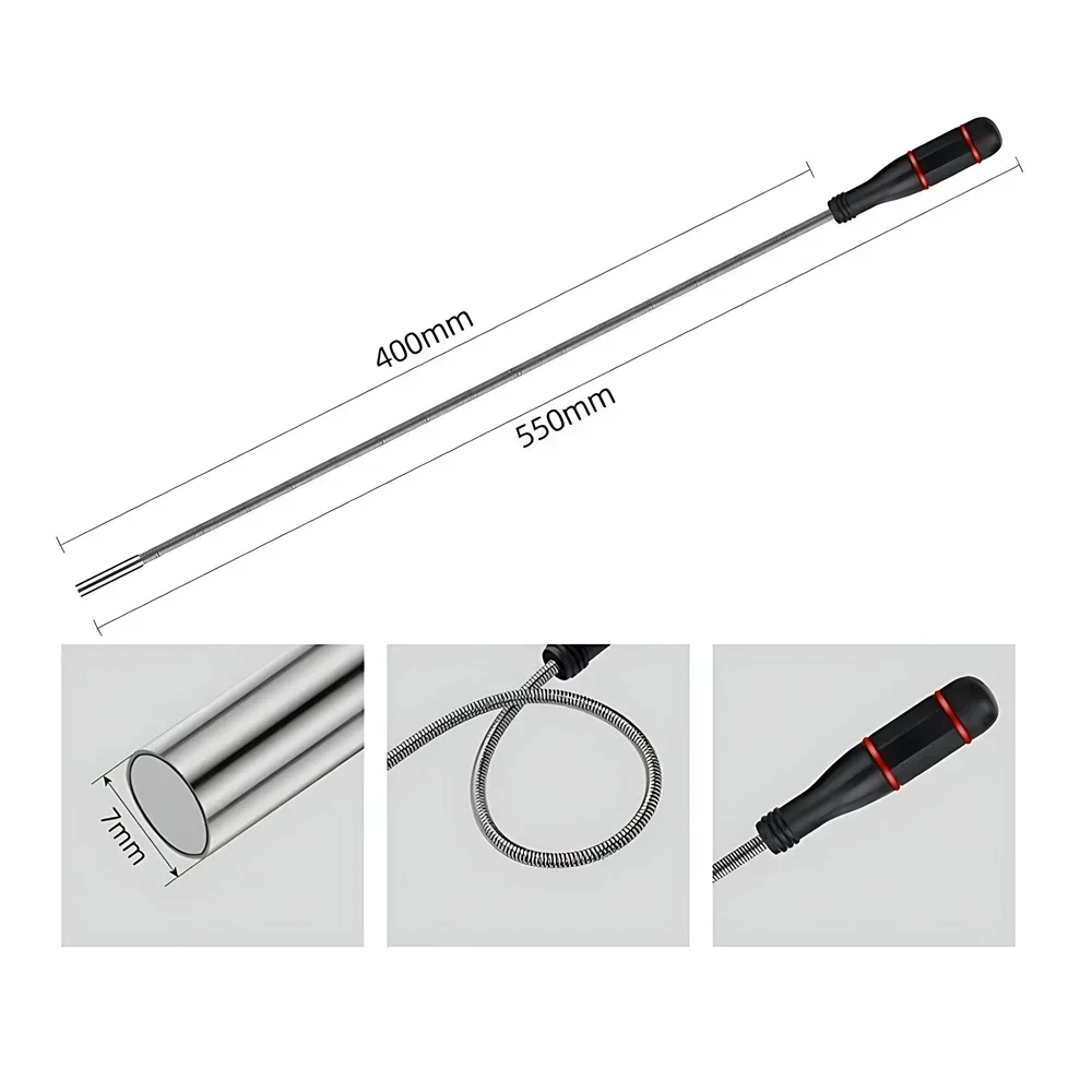 ยืดหยุ่น Magnetic Pickup เครื่ - Drain Snake Flexible บทวิจารณ์และราคา